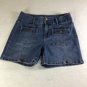 D.Jeans Shorts with Front Pockets